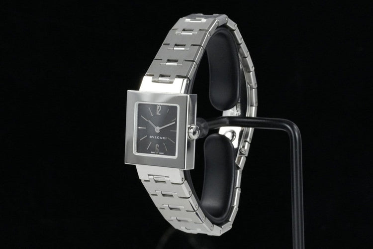 Montre Bulgari Quadrato - Montre femme en acier 58 Facettes TOT-01728