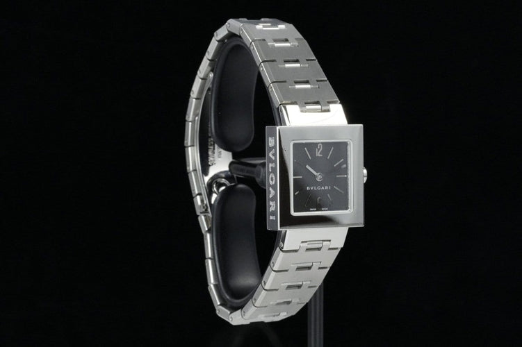 Montre Bulgari Quadrato - Montre femme en acier 58 Facettes TOT-01728