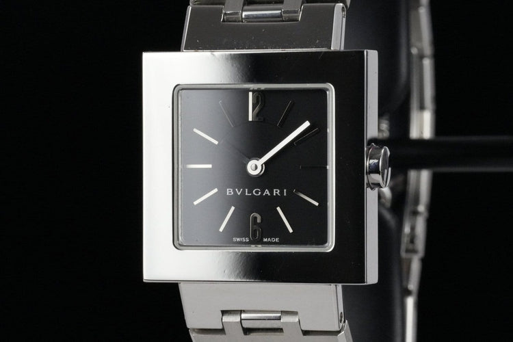 Montre Bulgari Quadrato - Montre femme en acier 58 Facettes TOT-01728
