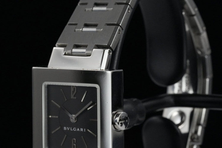 Montre Bulgari Quadrato - Montre femme en acier 58 Facettes TOT-01728