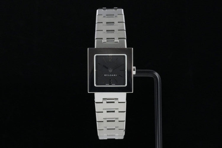 Montre Bulgari Quadrato - Montre femme en acier 58 Facettes TOT-01728