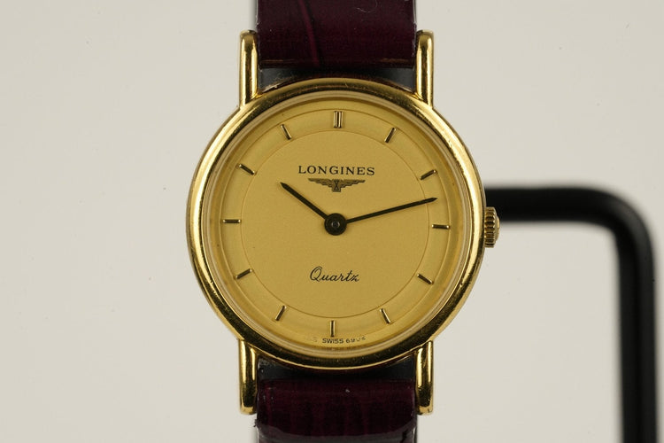 Longines - Montre Quartz 153 6902 plaqué or 58 Facettes TOT-01467