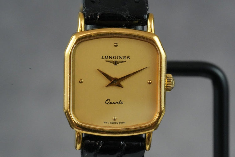 Montre Longines - Montre Quartz Tank plaquée or 58 Facettes TOT-01460