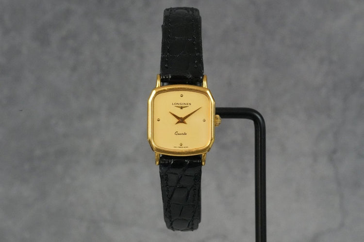 Montre Longines - Montre Quartz Tank plaquée or 58 Facettes TOT-01460