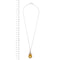 Collier Gora - Collier en or blanc 18 ct avec pendentif citrine et diamants 58 Facettes 9992