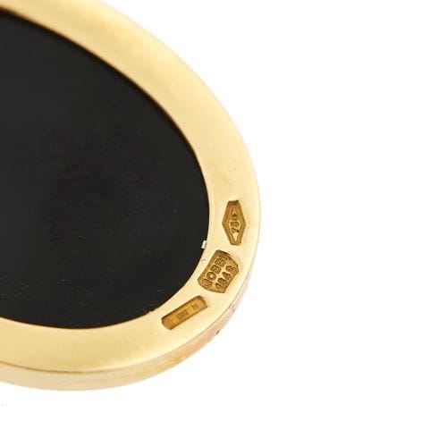 Collier Gobbi 1842 - Collier avec camée en or jaune 18 kt 58 Facettes 33169