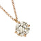 Collier Collier point de lumière - Pendentif diamant 1,13 ct en or rose 18 ct 58 Facettes 431