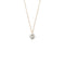 Collier Collier point de lumière - Pendentif diamant 1,13 ct en or rose 18 ct 58 Facettes 431