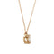 Collier Collier point de lumière - Pendentif diamant 1,13 ct en or rose 18 ct 58 Facettes 431