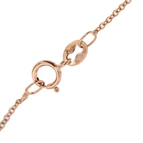 Collier Collier point de lumière - Pendentif diamant 1,13 ct en or rose 18 ct 58 Facettes 431