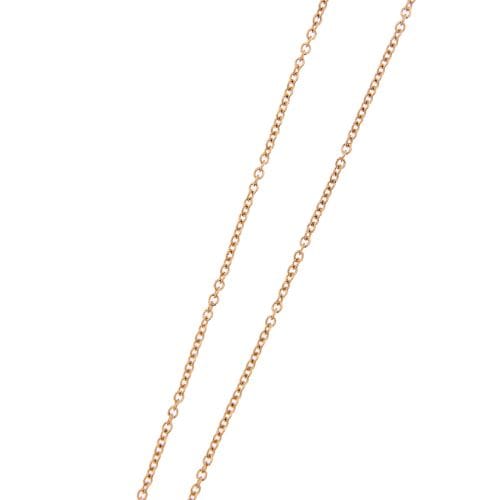 Collier Collier point de lumière - Pendentif diamant 1,13 ct en or rose 18 ct 58 Facettes 431