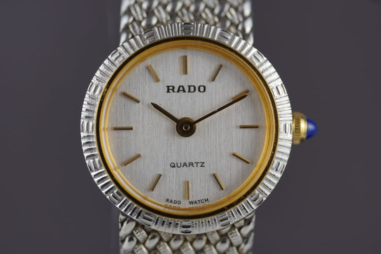 Montre Rado Quartz - Montre femme vintage en acier 58 Facettes TOT-10786