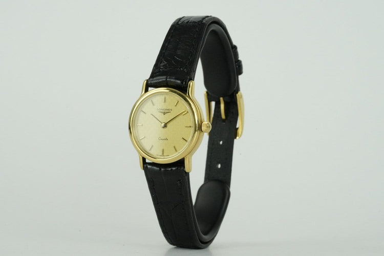 Montre Longines Quartz - Montre femme plaqué or 58 Facettes TOT-10055