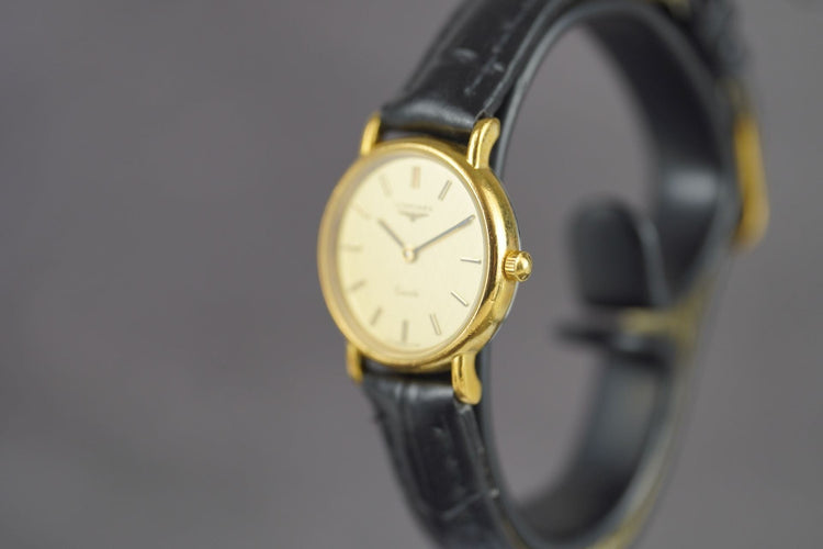 Longines Quartz - Montre femme plaqué or 58 Facettes TOT-10741