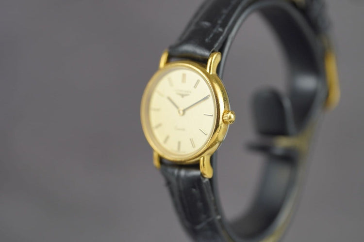 Montre Longines - Montre Quartz 153 6798 plaquée or 58 Facettes TOT-10741