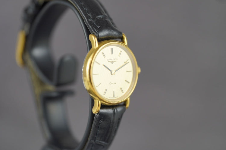 Longines Quartz - Montre femme plaqué or 58 Facettes TOT-10741