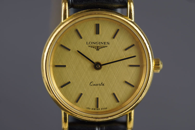 Longines Quartz - Montre femme plaqué or 58 Facettes TOT-10741