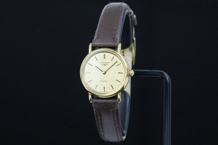 Montre Longines - Montre Quartz plaqué or vintage 58 Facettes TOT-10206
