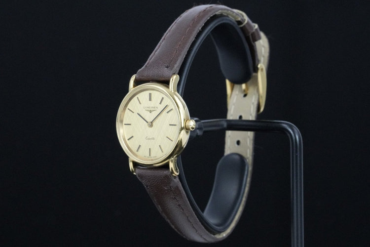 Montre Longines - Montre Quartz plaqué or vintage 58 Facettes TOT-10206