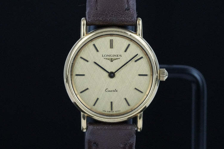Montre Longines - Montre Quartz plaqué or vintage 58 Facettes TOT-10206