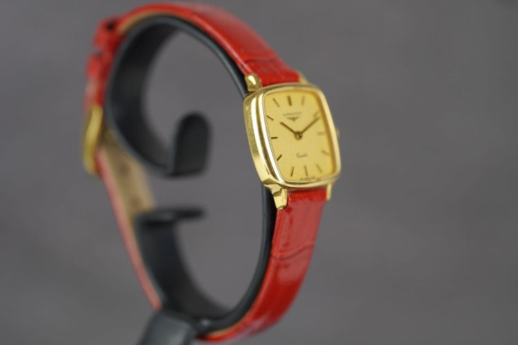 Montre Longines - Montre Quartz vintage plaqué or 58 Facettes TOT-10770