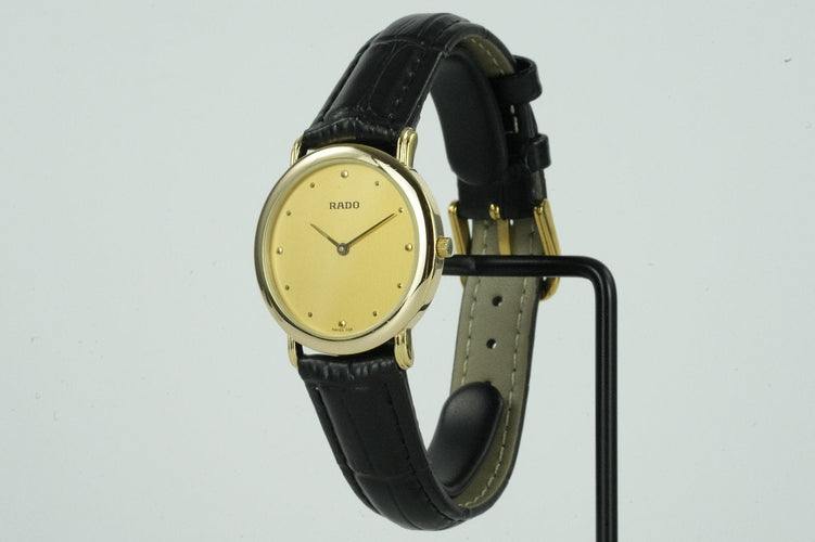 Rado Quartz - Montre unisexe plaqué or 58 Facettes TOT-10096