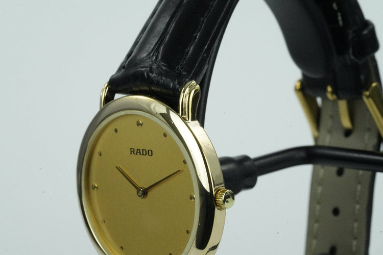 Rado Quartz - Montre unisexe plaqué or 58 Facettes TOT-10096