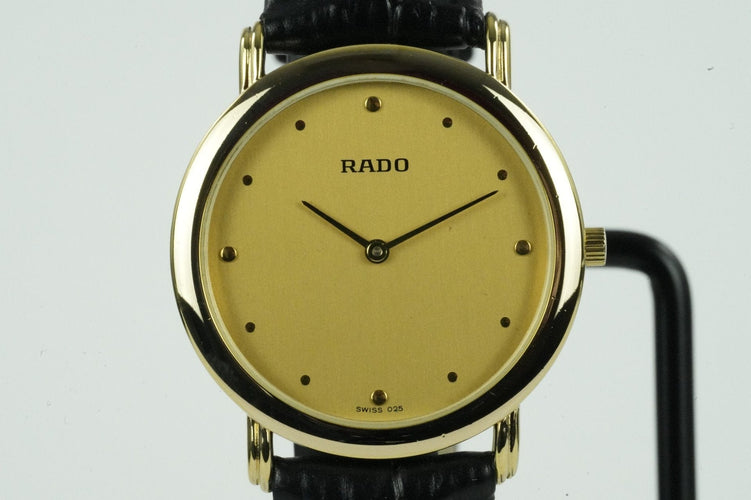 Rado Quartz - Montre unisexe plaqué or 58 Facettes TOT-10096