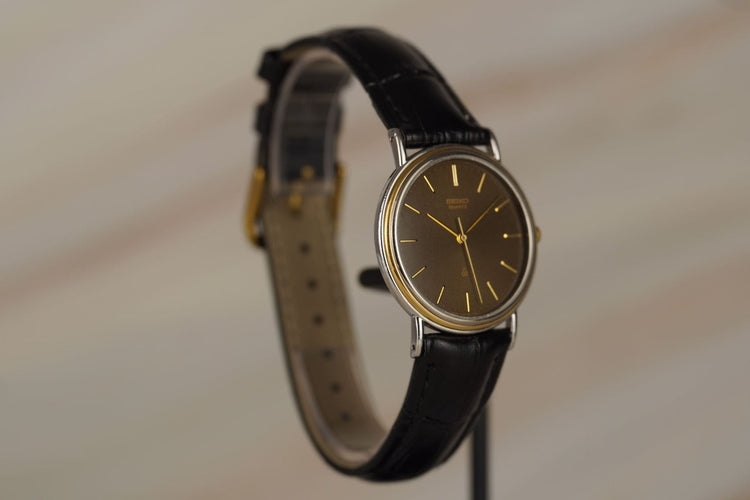 Seiko Quartz - Montre 5931-7040 en acier 58 Facettes TOT-11076