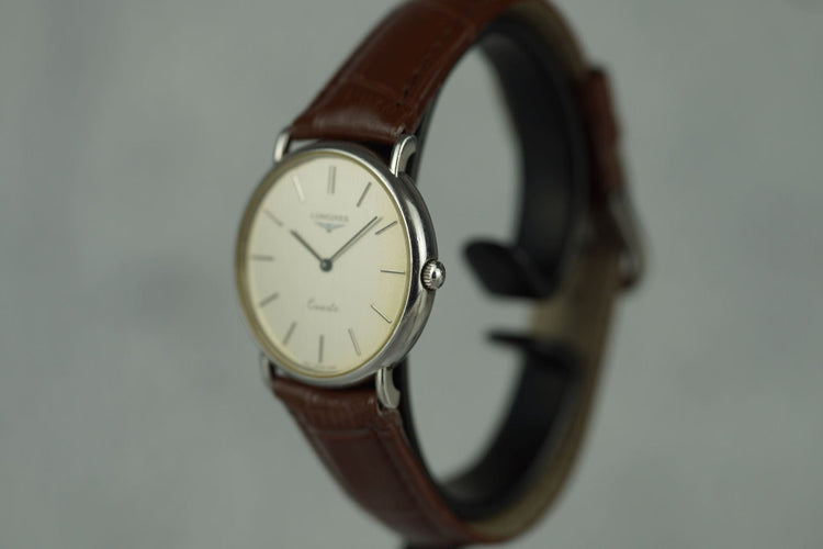 Longines Quartz - Montre unisexe en acier 58 Facettes TOT-10735