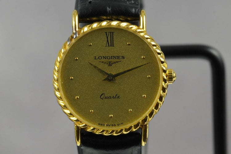 Montre Longines - Montre Quartz en plaqué or 58 Facettes TOT-11320