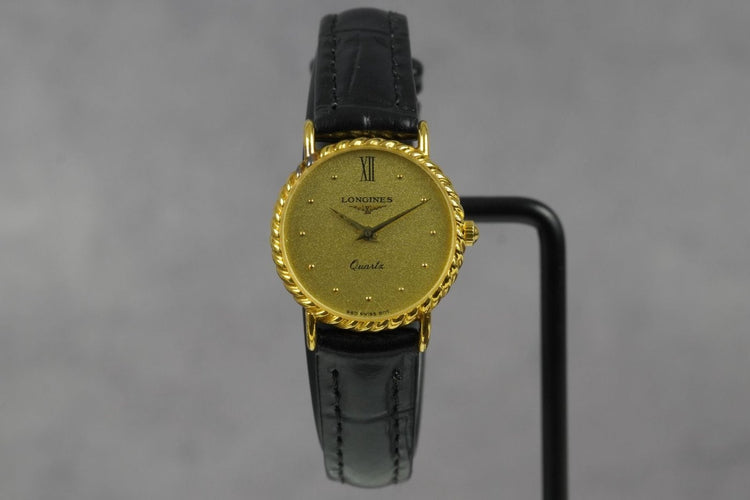 Montre Longines - Montre Quartz en plaqué or 58 Facettes TOT-11320