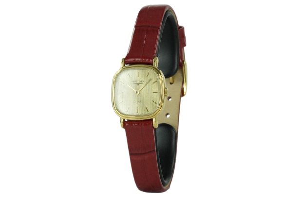 Montre Longines - Montre Quartz vintage en plaqué or 58 Facettes TOT-01674