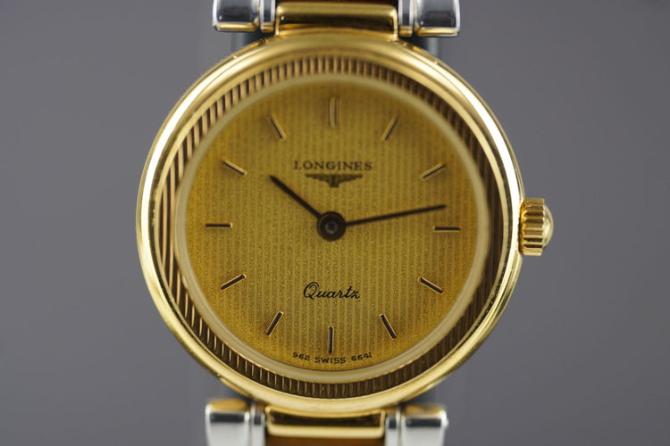 Longines Quartz - Montre en acier bicolore 58 Facettes TOT-10744