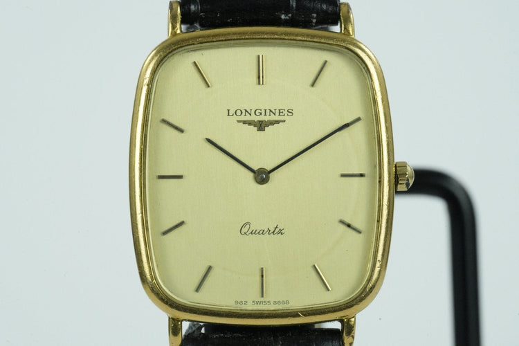 Longines Quartz - Montre unisexe plaqué or 58 Facettes TOT-10641