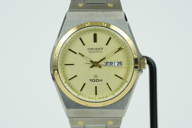 Orient Quartz - Montre unisexe en acier 58 Facettes TOT-01596