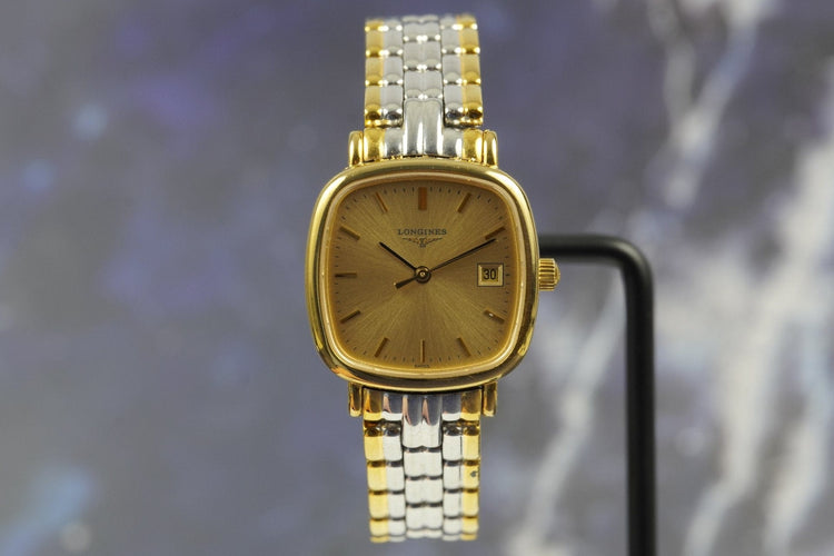 Longines Quartz - Montre Date en acier bicolore 58 Facettes TOT-11209