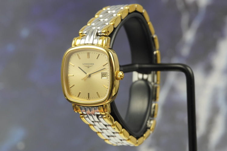 Longines Quartz - Montre Date en acier bicolore 58 Facettes TOT-11209