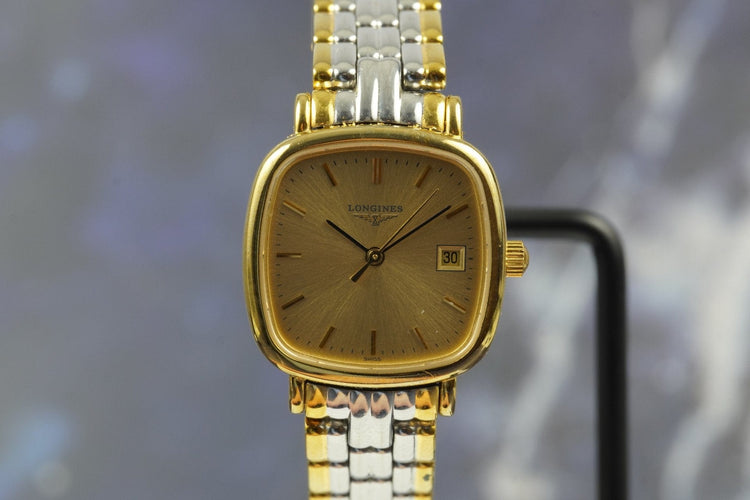 Longines Quartz - Montre Date en acier bicolore 58 Facettes TOT-11209