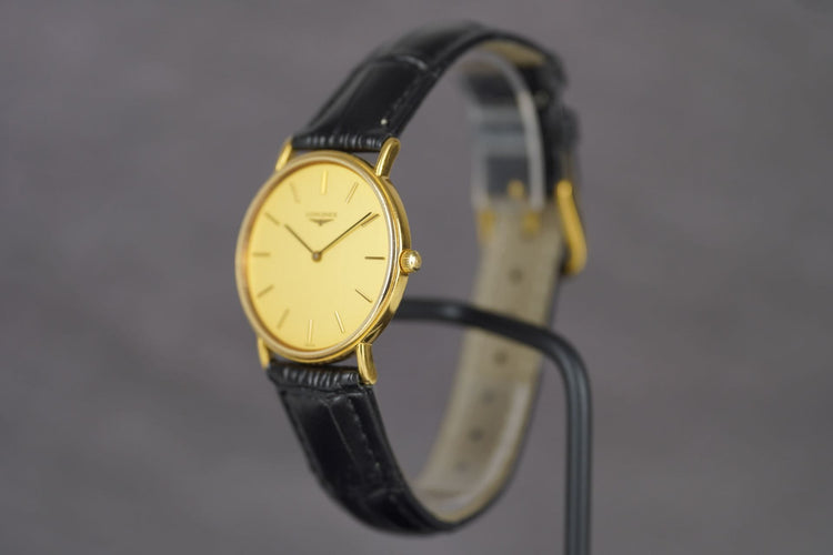Longines Quartz - Montre unisexe plaquée or 58 Facettes TOT-10920