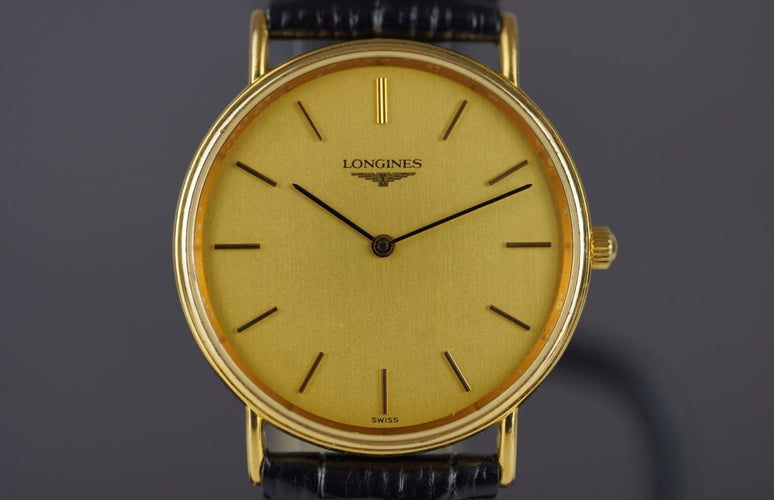 Montre Longines Quartz - Montre plaquée or L4.637.2 58 Facettes TOT-10920
