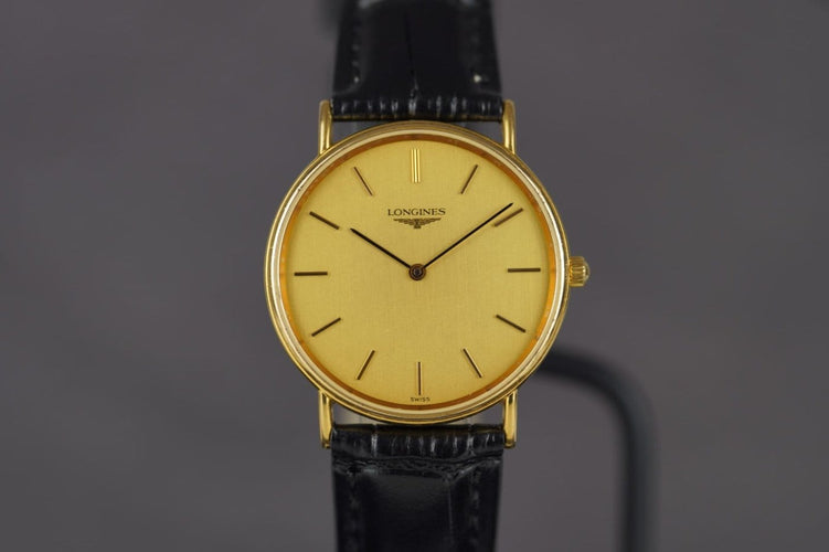 Montre Longines Quartz - Montre plaquée or L4.637.2 58 Facettes TOT-10920