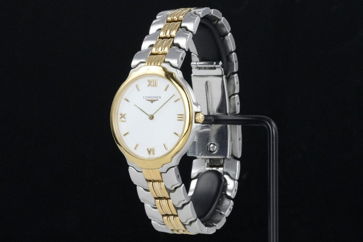 Longines Quartz - Montre L5.645.3 en acier bicolore 58 Facettes TOT-10654