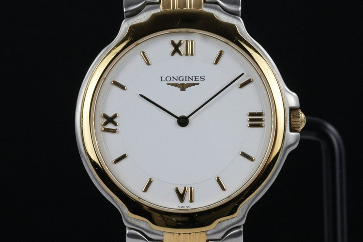 Longines Quartz - Montre L5.645.3 en acier bicolore 58 Facettes TOT-10654
