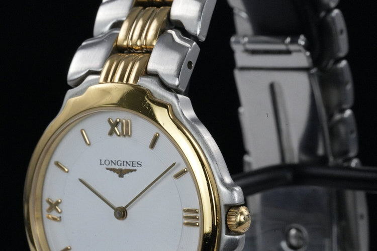 Longines Quartz - Montre L5.645.3 en acier bicolore 58 Facettes TOT-10654