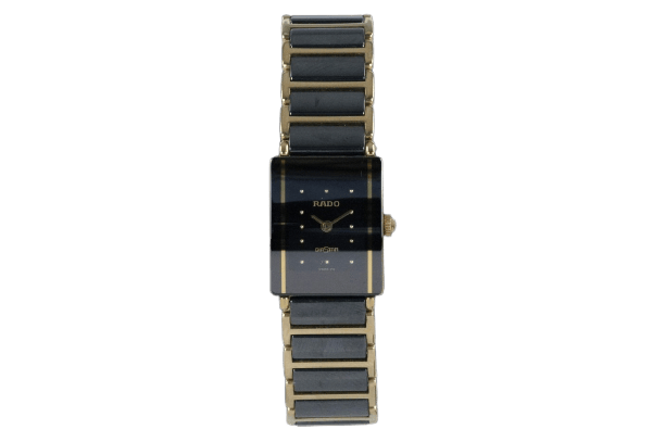 Montre Rado Diastar - Montre femme en acier et céramique noire 58 Facettes TOT-01772