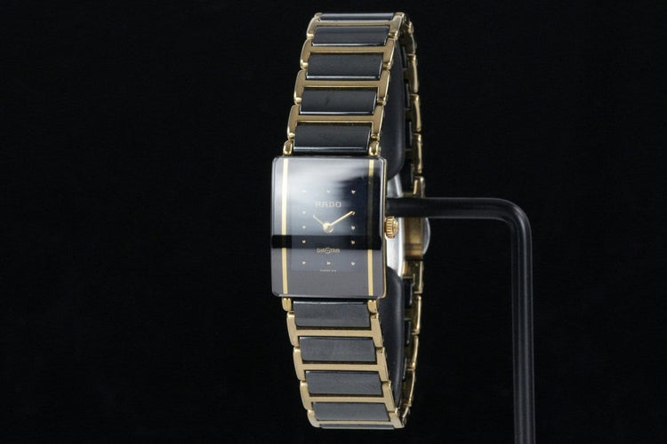 Montre Rado Diastar - Montre femme en acier et céramique noire 58 Facettes TOT-01772