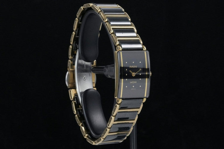 Montre Rado Diastar - Montre femme en acier et céramique noire 58 Facettes TOT-01772