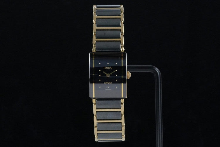 Montre Rado Diastar - Montre femme en acier et céramique noire 58 Facettes TOT-01772