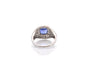 Bague 54 Bague Art déco saphir et diamants en platine 58 Facettes 27001